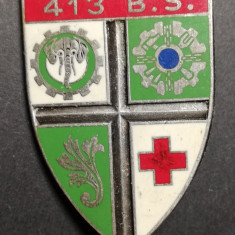 Insigna Militara Regimentala Batalionul 413 Servicii Franța Drago G1728