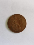 ONE PENNY 1916 MAREA BRITANIE, Europa