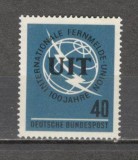 Germania.1965 100 ani UIT MG.202, Nestampilat