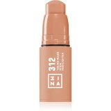 3INA The No-Rules Stick dermatograf multifuncțional pentru ochi, buze și obraji culoare Highlighter 312 - Translucent rose gold 5 g