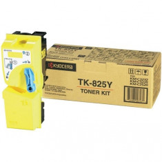 Cartus Toner Original Kyocera TK-825Y Yellow, 7000 pagini foto