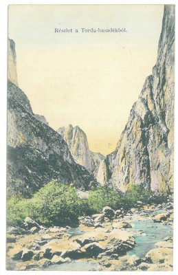 4442 - TURDA, Mountain, Romania - old postcard - used - 1911 foto