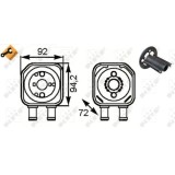 Radiator ulei motor, Termoflot Nrf 31179