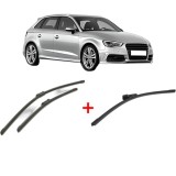 Cumpara ieftin Set 3 stergatoare AUDI A3 Sportback (8VA, 8VF) 2012-2020, parbriz si luneta, Bosch Aerotwin