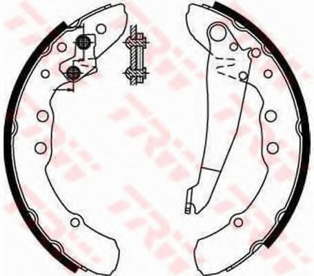 Set saboti frana VW PASSAT Variant (3A5, 35I) (1988 - 1997) TRW GS8544