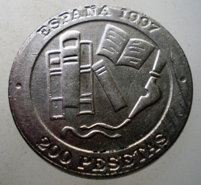 1.917 SPANIA JACINTO BENAVENTE 200 PESETAS 1997 foto