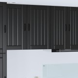 vidaXL Dulap de bucătărie Negru 50 x 31 x 80 cm Lemn compozit 885036