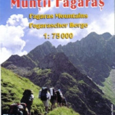 Fogarascher Berge / Muntii Fagaras - Wanderkarte / Harta turistica 1 : 75 000