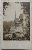 Carte Postala,Sinaia Castelul Peles fatada, perioada interbelica