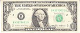 B11 - Bancnota foarte veche - America USA - 1 dolar - 1985