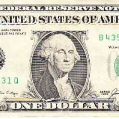 M1 - Bancnota foarte veche - America USA - 1 dolar - 1985