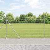 VidaXL Gard de c&acirc;mp 1.4x50 m Oțel galvanizat