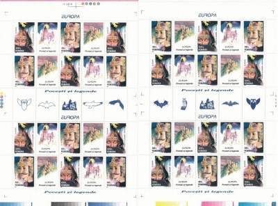 LP 1432 c EUROPA POVESTI SI LEGENDE PERECHE DE COLI MNH foto