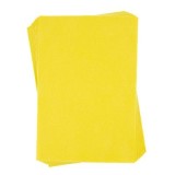 Coli fetru A4, 1mm, galben, set 10 coli, Colorarte