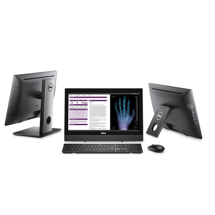 Aio DELL, OPTIPLEX 3050 AIO, Intel Core i5-6500T, 2.50 GHz, HDD: 256 GB SSD, RAM: 8 GB, unitate optica: DVD RW, video: Intel HD Graphics 530, webcam,