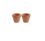Cumpara ieftin Set 2 Ghivece Teracota Maro, 8cm, Jes Collection - Ghivece Plante Interior/Exterior