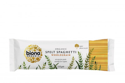 Spaghetti integrale din spelta bio 500g Biona foto