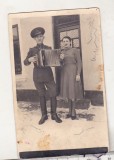 bnk foto Militar cu acordeon - interbelica