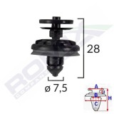 Set 5 clipsuri fixare tapiterie usa VW Audi C40723