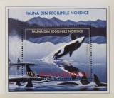 BC801, Romania 1992, colita fauna din regiunile nordice