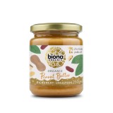 Crema de arahide Biona Crunchy Bio 250g - Fara Sare, Fara Ulei de Palmier