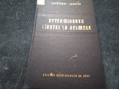 GH CATRANI - DETERMINAREA VARSTEI LA ANIMALE foto