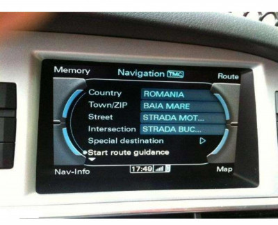 AUDI DVD harti navigatie Audi MMI 2G Audi A4 A5 A6 A8 Q7 GPS AUDI Europa Romania foto