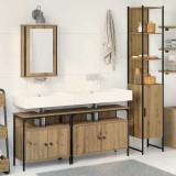 Cumpara ieftin Set de mobilier pentru baie 4 buc. Stejar Artizanal