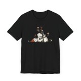 Tricou Christmas Party 2, personalizat, negru, cu maneca scurta, tematica Craciun, marimea M