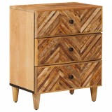vidaXL Noptieră cu sertar Maro 50 x 33 x 60 cm Lemn de mango solid 4018925