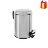Cumpara ieftin Cos de gunoi Elite cu pedala, din inox, 12 litri