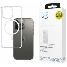 Husa de protectie 3mk MagCase pentru iPhone 15 Pro Transparent