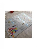 Covor Copii Educativ Gri, Tabla Inmultirii 80x150 cm, Home
