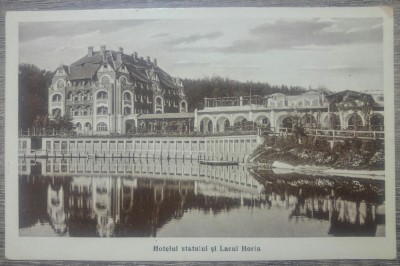 Baia Ocna Sibiului, Hotelul Statului si Lacul Horia// CP foto