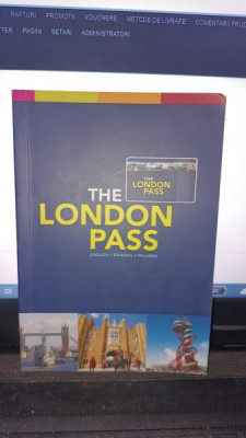 The London pass , English/Espanol/Italiano foto