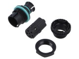 Conector alimentare AC terminal cu șurub tată TH385 500V TECHNO