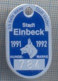 AZ 508 MEDALIE-MEDALION EVIDENTA CANINA-STADT EINBECK -ORASUL EINBECK-GERMANIA