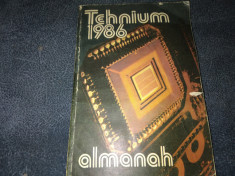 ALMANAH TEHNIUM 1986 foto