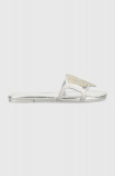 Chiara Ferragni papuci Penelope Flat femei, culoarea argintiu, CF3361_004
