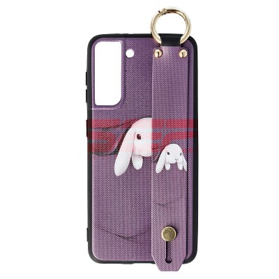 Toc TPU Crossbody Design Samsung Galaxy S21 Rabbit foto