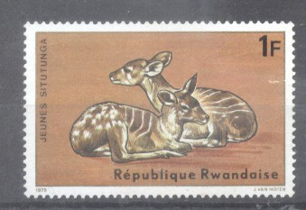 Rwanda 1975 Animals, MNH AE.122 foto