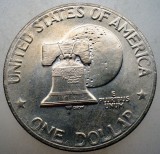 1.590 USA SUA EISENHOWER BICENTENNIAL LIBERTY BELL 1 ONE DOLLAR 1976