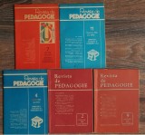 5 numere REVISTA DE PEDAGOGIE: 7 și 11 / 1985, 4 / 1986, 2 / 1987, 9 / 1989