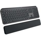 Tastatura wireless Logitech MX Keys S, Iluminare, Palmrest, 2.4GHz&amp;amp;Bluetooth,USB-C, US INTL layout, Graphite