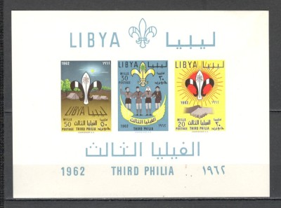 Libia.1962 Cercetasie-Bl. GX.70 foto