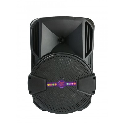 Boxa Portabila elSales, ELS-ALP-801, cu Bluetooth, Microfon, Telecomanda, USB, Lumini LED foto