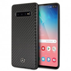 Husa Samsung S10 Plus Mercedes Carbon Neagra foto