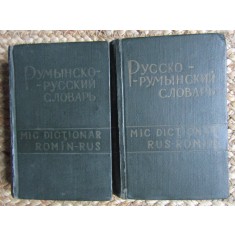 B. ADRIANOV - MIC DICTIONAR ROMAN - RUS / RUS - ROMAN 2 volume