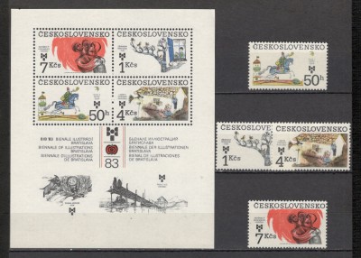 Cehoslovacia.1983 Bienala ilustratorilor de carti ptr. copii XC.567 foto