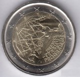 ITALIA moneda 2 euro comemorativ 2022_Erasmus, UNC, Europa, Cupru-Nichel